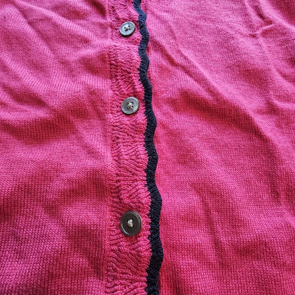 Boden 100% Wool Scalloped Cardigan Small - Picture 7 of 9